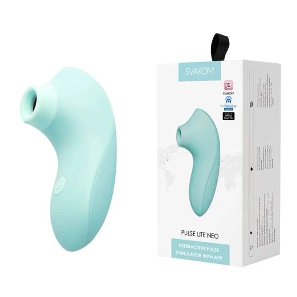 Estimulador Clitorial Pulse Lite NEO Controlado por APP Global By Svakom (Lila - Azul - Rosa)