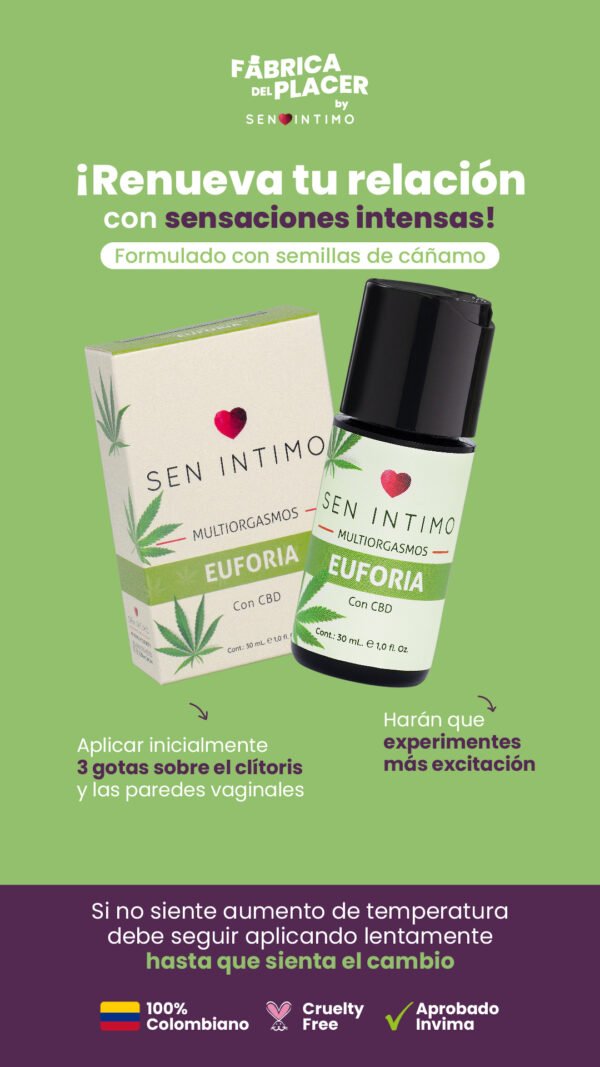 Multiorgasmos Euforia con CBD x 30 ml by Sen Íntimo