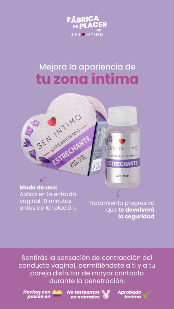 Lubricante íntimo Estrechante x 10 ml Sen Íntimo