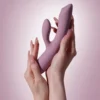Vibrador Doble Estimulación Trysta NEO Rosa Romántico Controlado por APP Global By Svakom