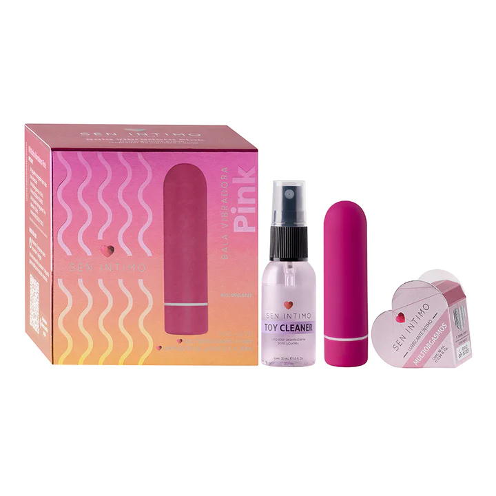 Kit x3 Bala Vibradora Pink Sen Intimo